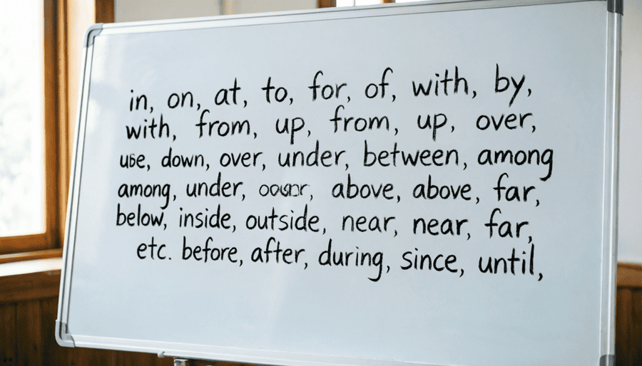 preposition มีกี่ประเภท