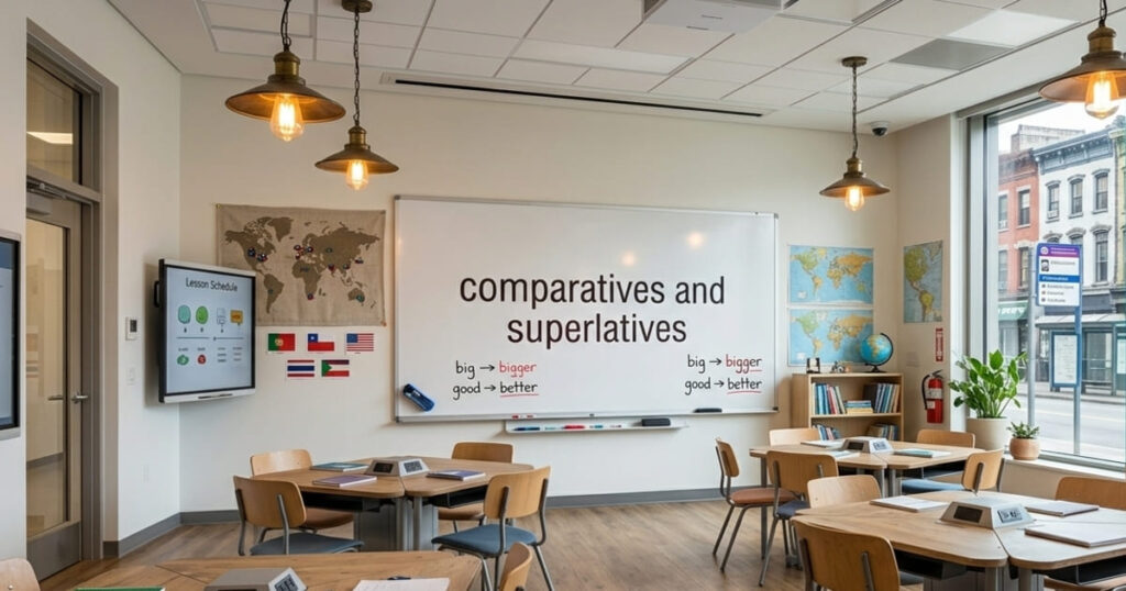 comparative and superlative คือ